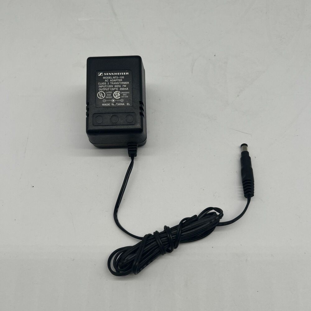 OEM Sennheiser NT2-120 AC Adapter 13VDC 250m A True Diversity Wireless Receiver